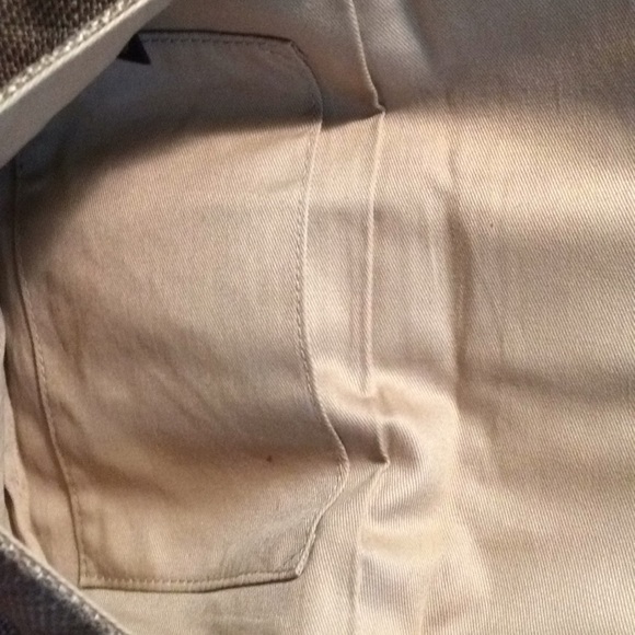 Banana Republic brown clutch leather gold clasp - Picture 4 of 5